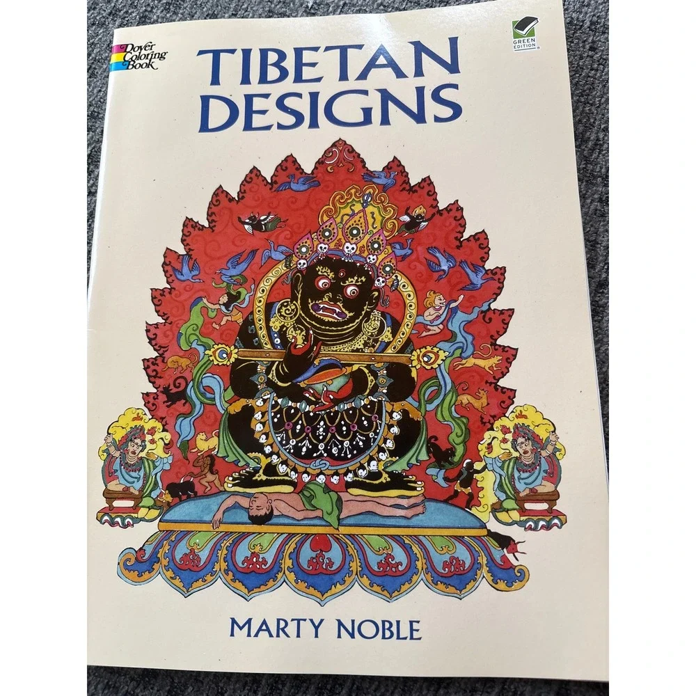 Dover Coloring Books Celtic Design Tibetan Designs Ed Sibbett Jr Marty Noble